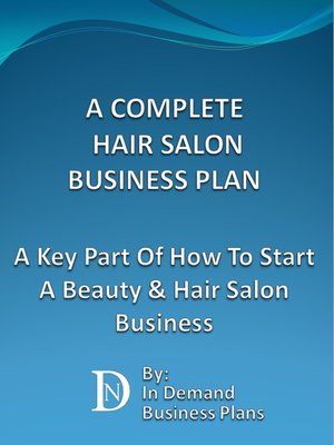 cover image of A Complete Hair Salon Business Plan